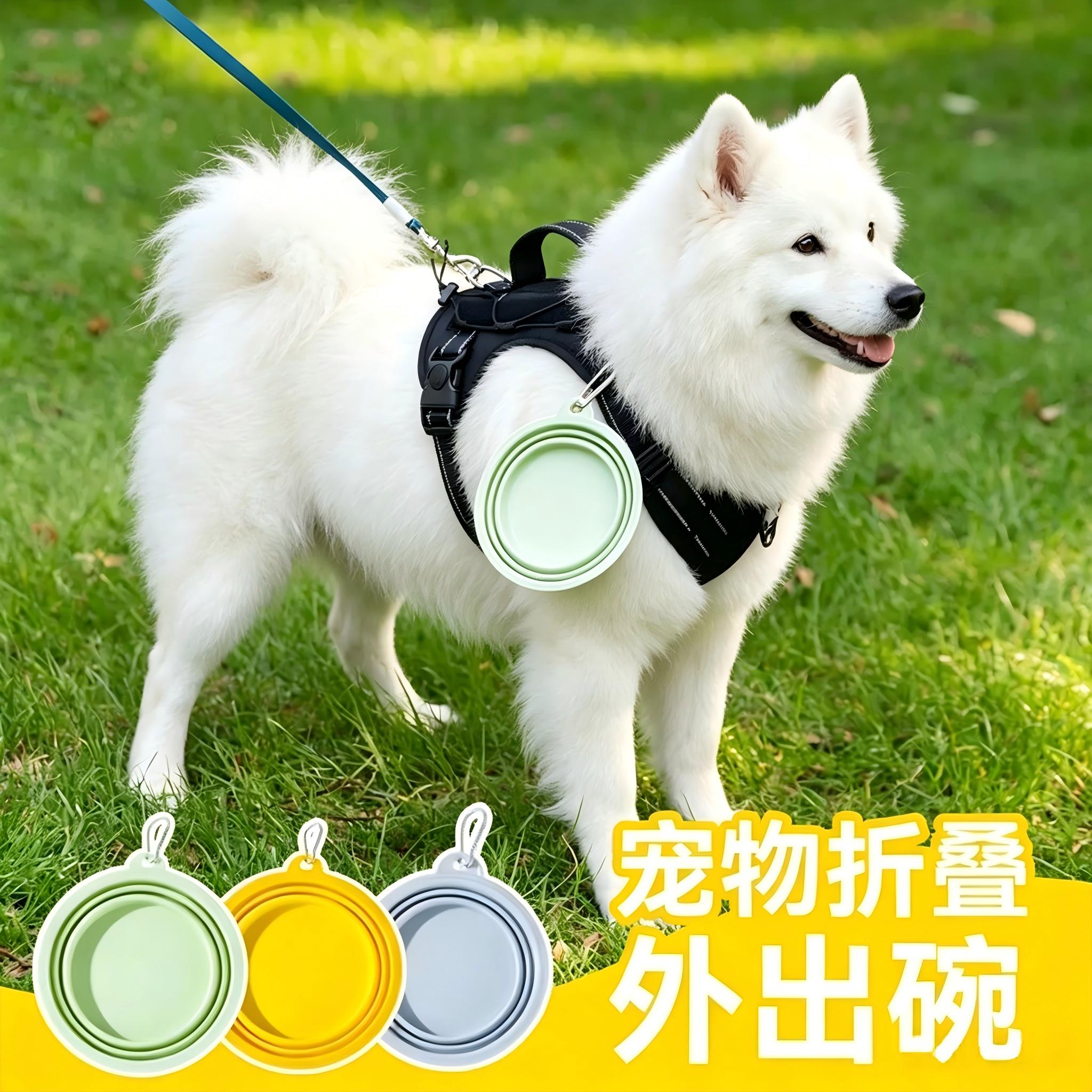 猫狗外出便携折叠碗食盆