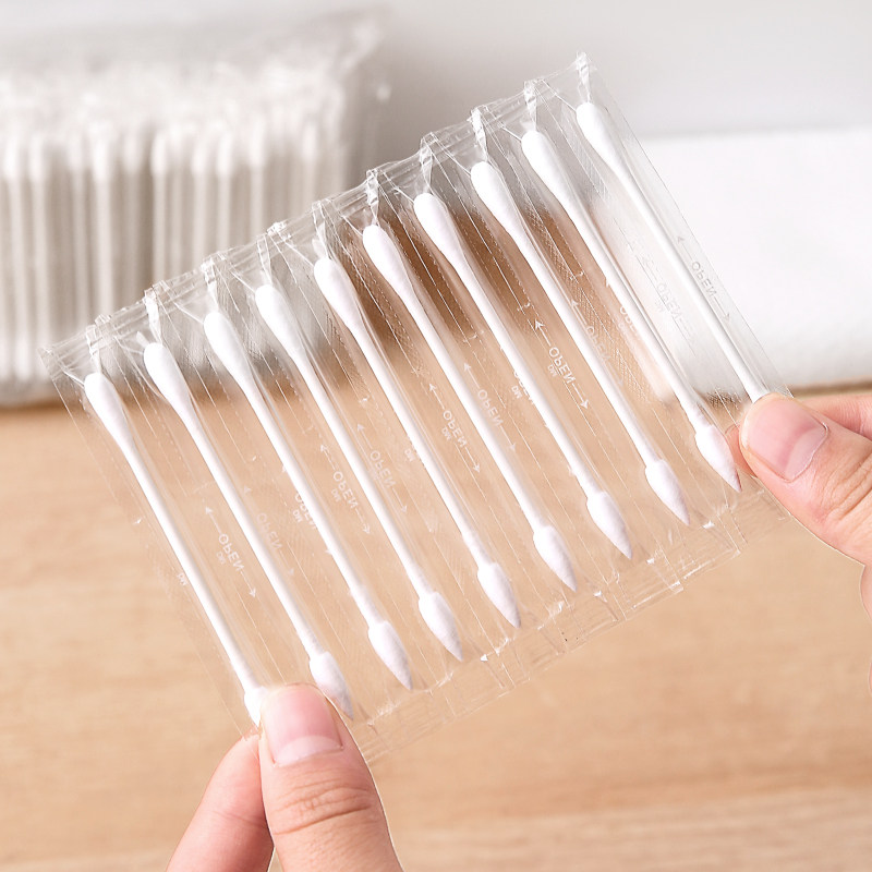 一次性双头棉签清洁卫生