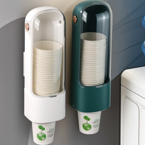 一次性杯子取杯器壁挂式纸杯架