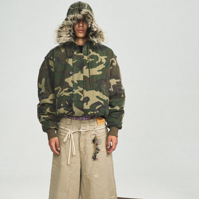 夹克STEEPCN2B军绿色迷彩秋冬