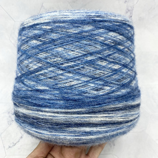 外贸进口 18支羊毛马海毛拉毛纱 68%羊毛32%尼龙 柔软不扎可贴身
