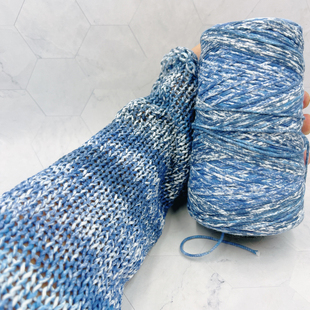 长段染喷染真心棉含70棉围巾帽子外套不起球没静电柔软不扎不软塌