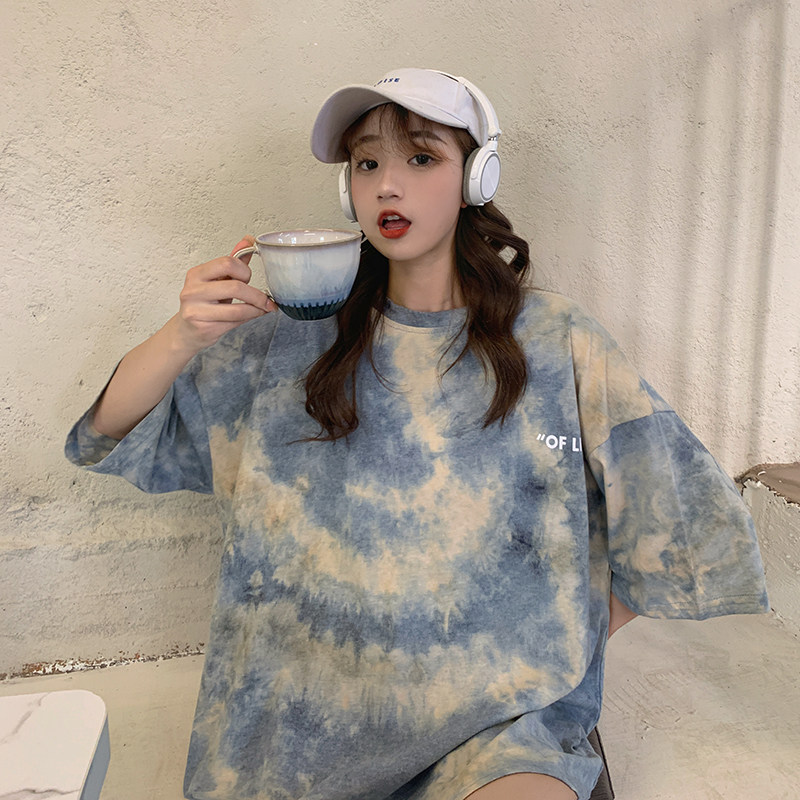 South Korean version of love fashion short sleeve T-shirt