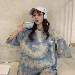 South Korean version of love fashion short sleeve T-shirt