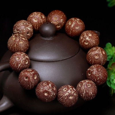 紫金鼠手串男款招财108颗原籽前鼠后猫精挑老料文玩男女手串