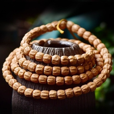 毕业级天然百香籽108直切高密文玩手串原桩菩提念珠手链项链手串