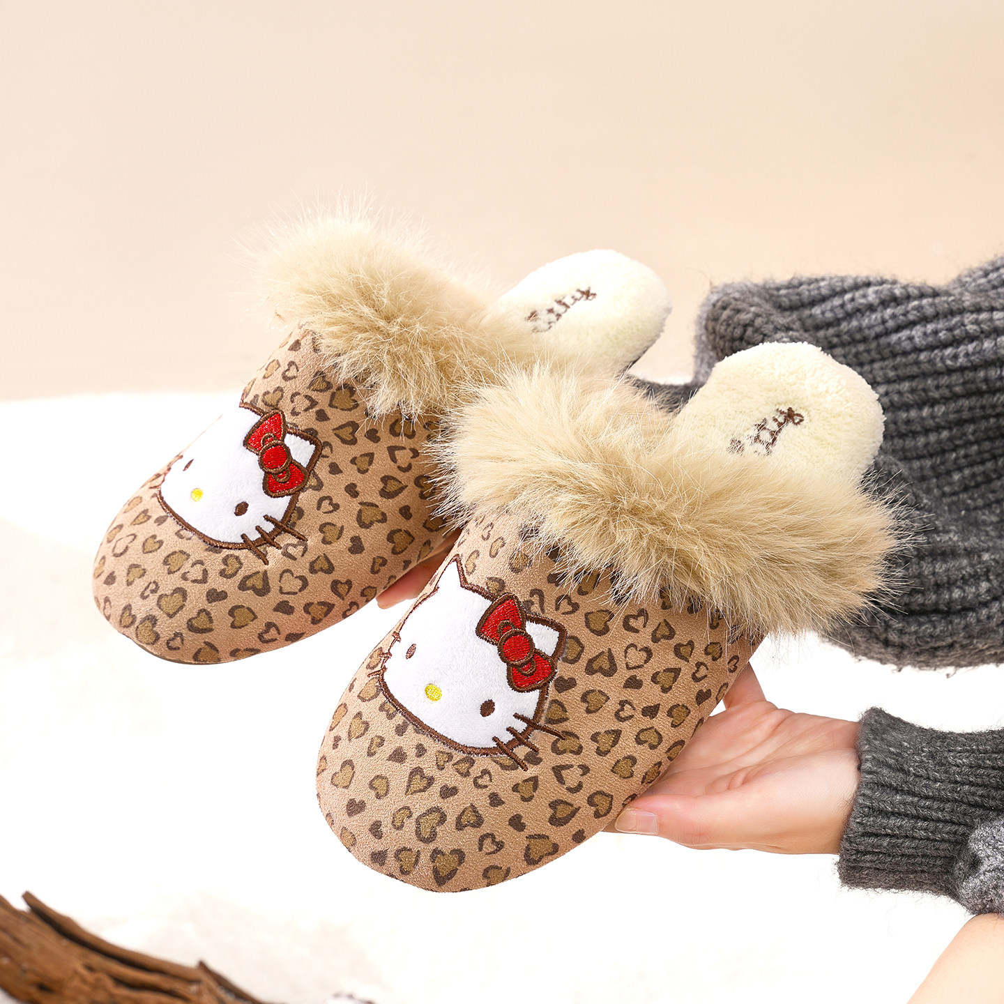 HelloKitty棉拖鞋女秋居家棉拖/棉鞋