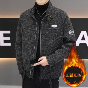 男款 爆款 羽绒棉服开衫 棒球服棉衣夹克外套卫衣男工装 加棉衬衫