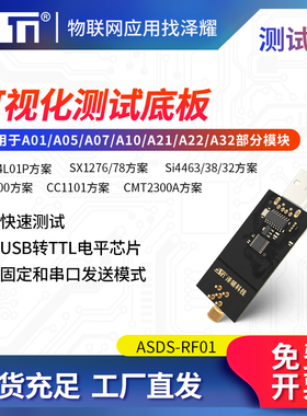 泽耀可视化测试底板ASDS-RF01适用于A01/A32/A07/A10/A22/A28模块