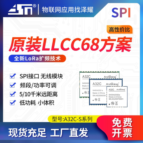 lora扩频无线433m模块低功耗