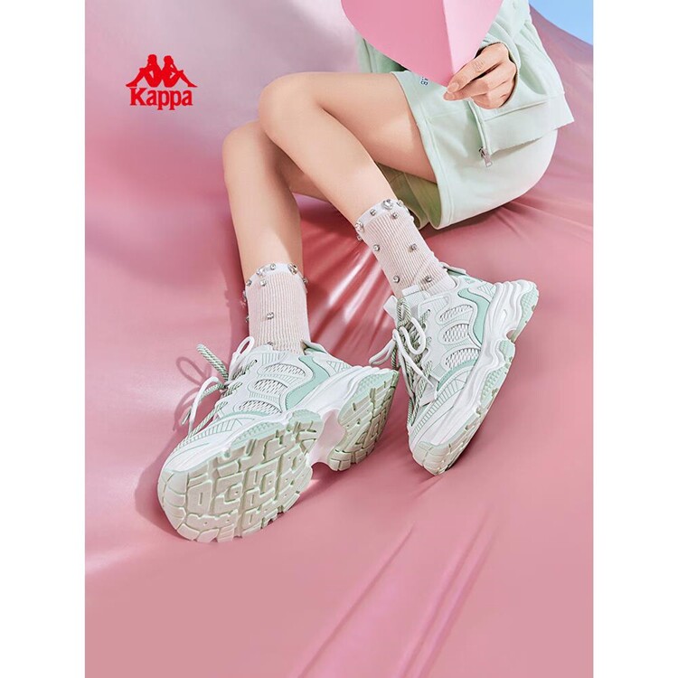 【微瑕】女鞋厚底老爹鞋女秋季休闲运动鞋K0E25MC62J-0106A