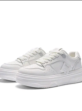 【微瑕39码】女厚底 防滑耐磨运动休闲板鞋K0F25CC20J-012