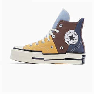 Converse Chuck 70 Plus Hi 彩色解构拼接男女高筒帆布鞋 A02871C