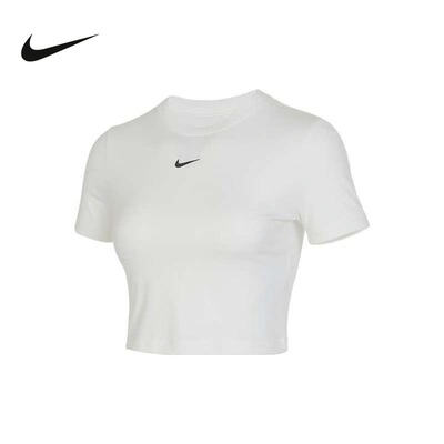 Nike耐克024夏女运动休闲修身短款短袖T恤 FB2874-133