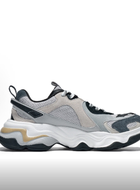 【正品】男女同款复古厚底轻松脚感低帮跑步鞋 K0EZ5MC86F-1118