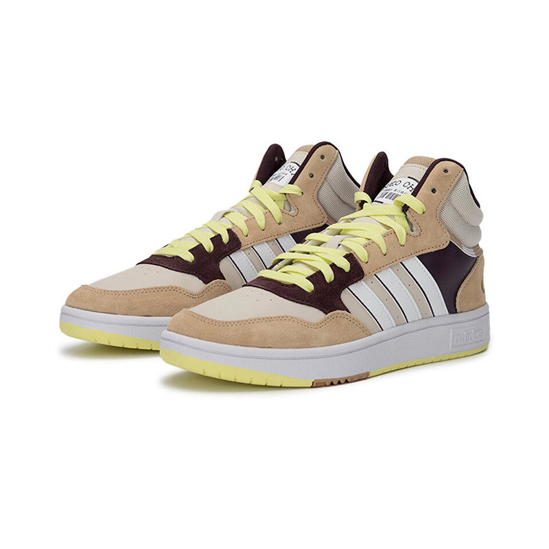 Adidas阿迪达斯男女鞋HOOPS 3.0高帮复古休闲板鞋FZ6562