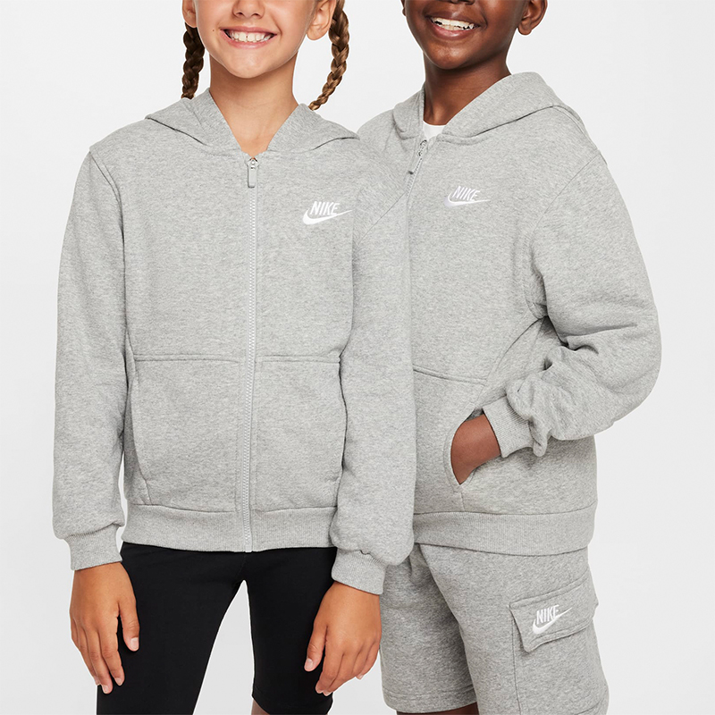 Nike耐克2024新款大童针织休闲运动连帽卫衣FD3017-063