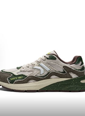 【瑕疵 40码】男女同款时尚厚底复古运动慢跑鞋 K0FY5MC12CA-0124