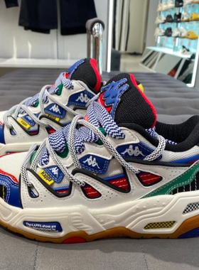 【正品】 男女同款撞色拼接解构厚底低帮板鞋 K0DZ5CS21-012