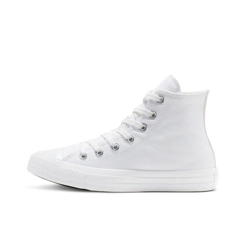 converse匡威 纯白色男女高帮帆布鞋565199c