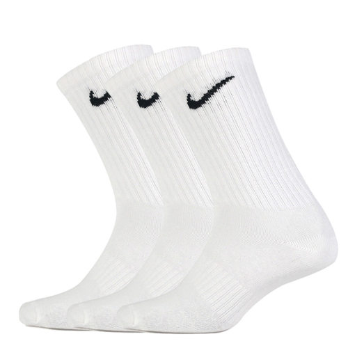 Nike耐克袜子男袜女袜新款三双装篮球运动袜SX7676-100