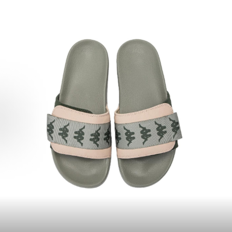 【正品】 男女休闲舒适运动串标魔术贴百搭一字拖鞋K0DX5LT1