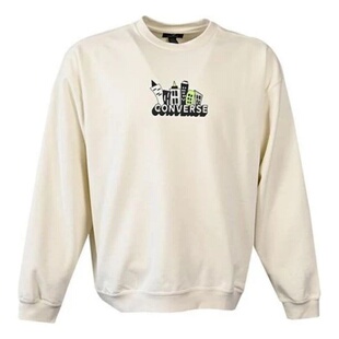 CONVERSE匡威男子休闲潮流时尚印花套头圆领卫衣10025464-A01