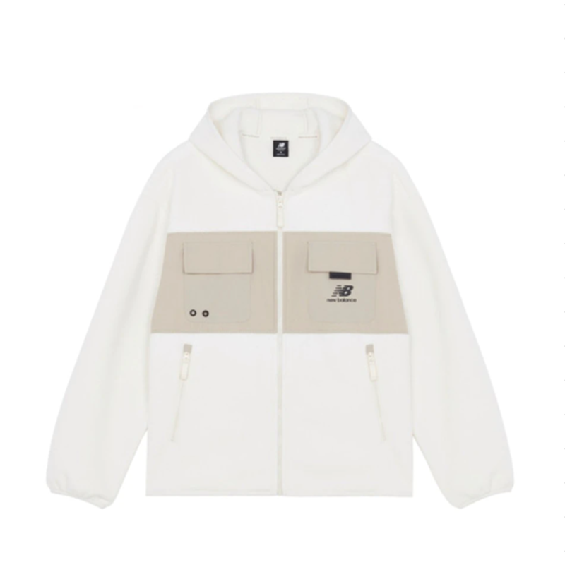 【正品】New Balance 男女舒适连帽工装外套夹克AMJ13382-MSU