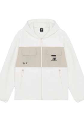 【正品】New Balance 男女舒适连帽工装外套夹克AMJ13382-MSU