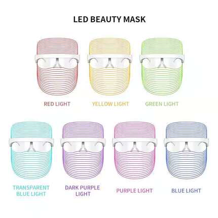 跨境7色led光子嫩肤仪面罩三色彩美容光谱电子仪器厂家直销