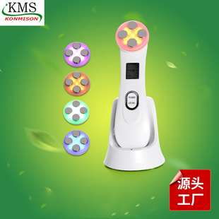 跨境EMS电穿孔无针LED彩光美容仪器面部护肤仪Face Machine Lift