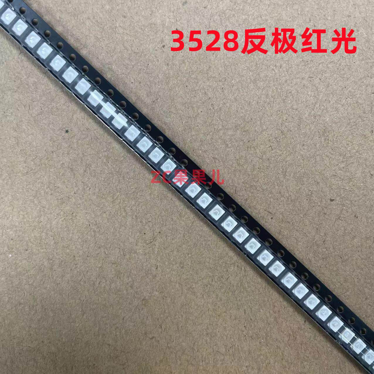 smd 3528反极红色 超高亮1210红光缺口正极led发光二极管贴片灯珠