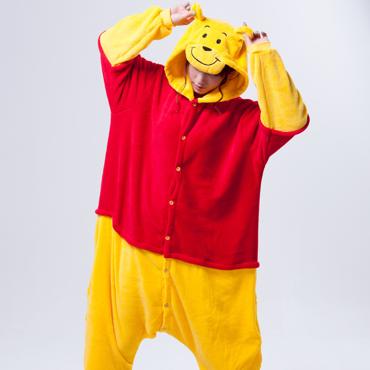 情侣法拉绒如厕加厚连体睡衣