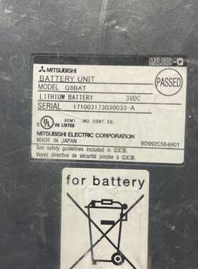 {议价}三菱PLC电池盒，Q8BAT，正品，未使用，