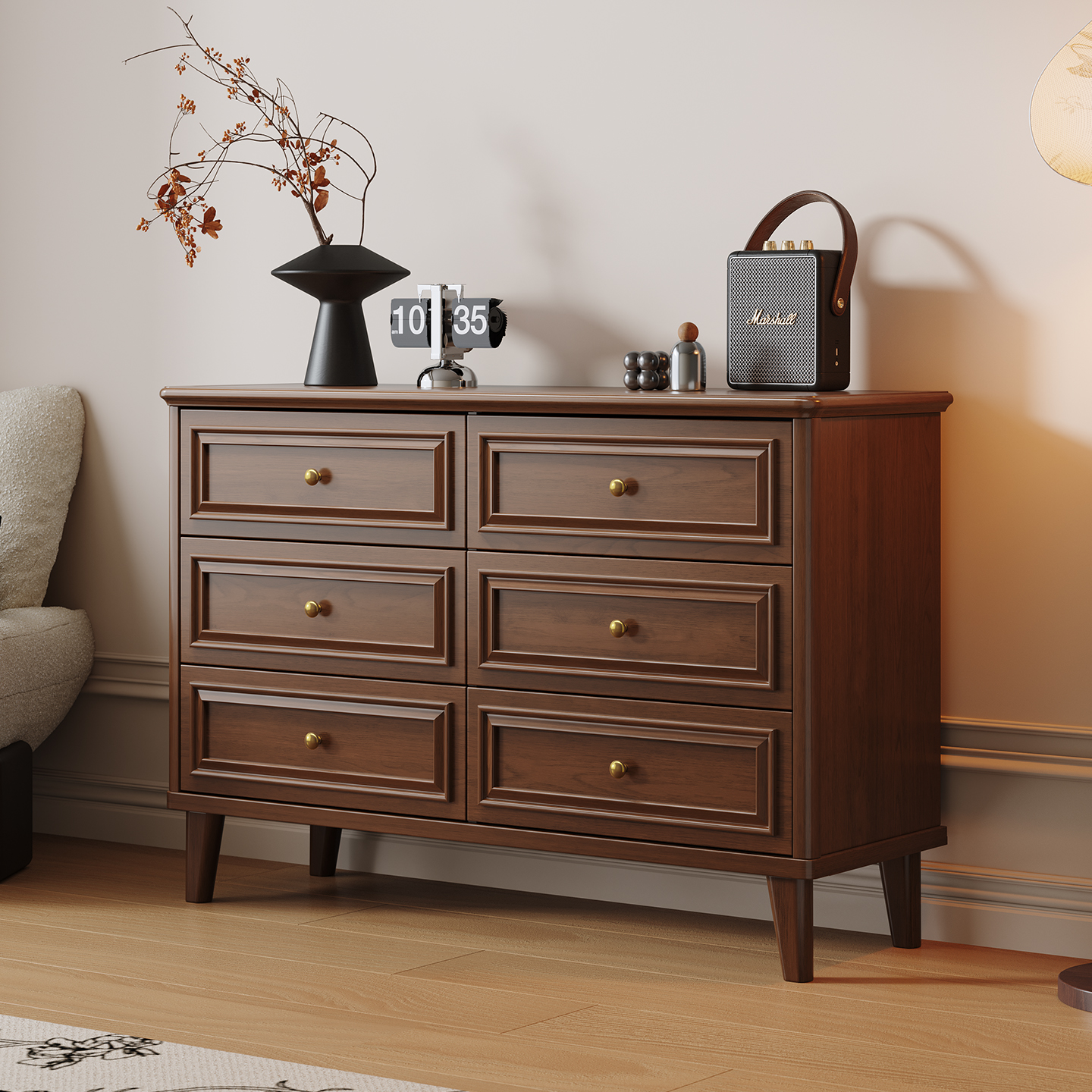 [甄选优质实木】大容量斗柜新款