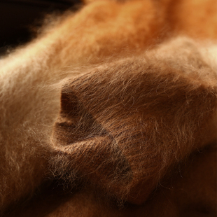 套头针织衫 晕染渐变拉毛绵羊毛宽松圆领长袖 毛衣 别有美丽 淘么淘