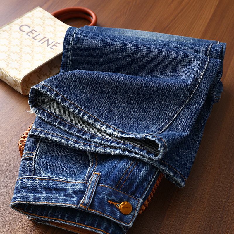 【折】 腿型救星！再生纤维+棉高腰显瘦阔腿牛仔裤长裤女25早秋款,女装/女士精品,牛仔裤,淘宝优惠券,粉丝福利购,淘宝优惠卷