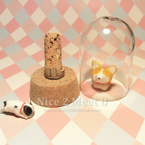 【现货】精美圆顶展示木塞玻璃罩包装盒永生花礼物盒手办展示批发