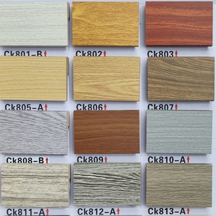 广东批发密度板复合地脚线MDF踢脚线强化木地板脚线9分直平踢脚板