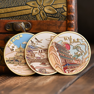 敦煌莫高窟月牙泉玉门关纪念品旅游城市文创礼品景区纪念章套礼物