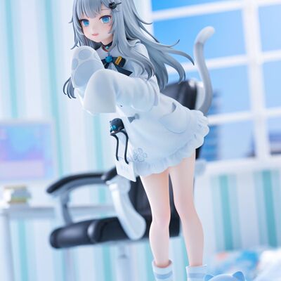 猫娘可爱iT美少女二次元动漫甘城猫猫手办书架机箱桌面摆件玩具