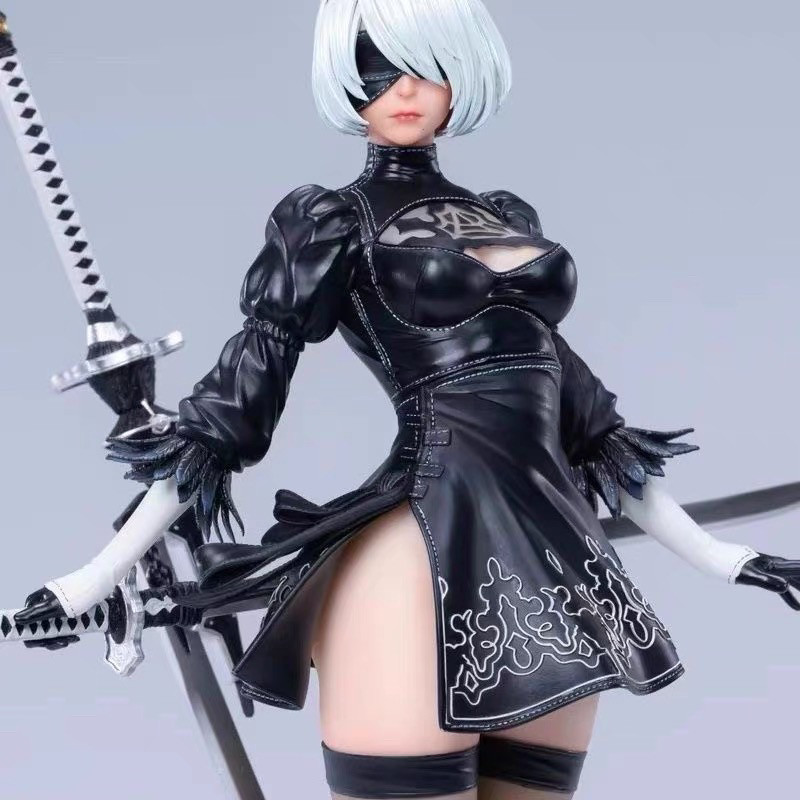 【全款现货】高30cm 尼尔机械纪元&2B 黑色白色礼服版  战斗服版