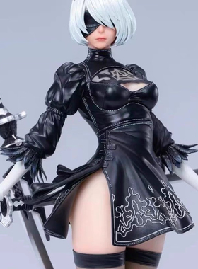 【全款现货】高30cm 尼尔机械纪元&2B 黑色白色礼服版  战斗服版