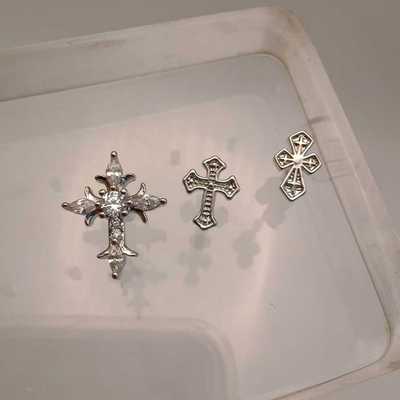 通用十字架穿刺饰品替换钻