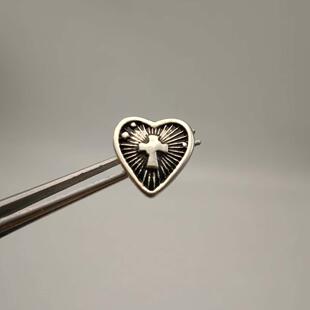 爱心复古耳骨钉舌钉肚脐钉替换钻头多用穿刺十字架耳骨钉外螺旋