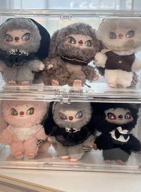 SIINONO盲盒展示柜wakuku防尘收纳盒磁吸高透玩偶手办收纳架观赏