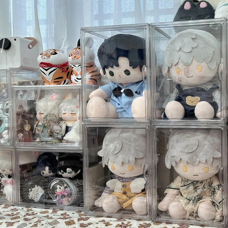 40cm棉花娃娃收纳盒透明亚克力