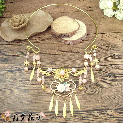 璎珞汉服配饰祥云花朵璎珞古风