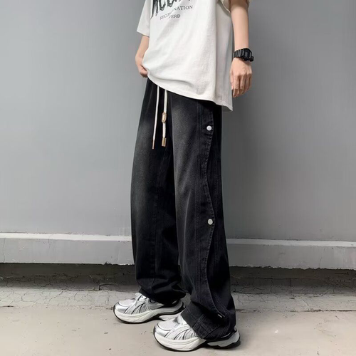 美式高街男士2026新款工装牛仔裤