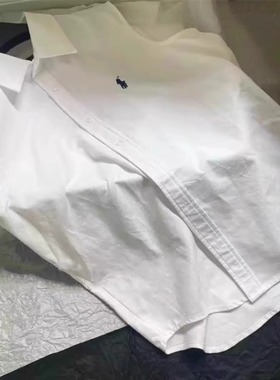 清仓反季品牌折扣店白色刺绣衬衫女夏季设计感polo领无袖背心上衣